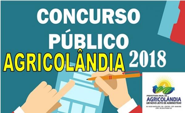 2ª fase do concurso de Agricolândia acontece neste domingo