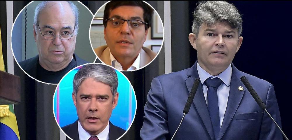 Deputado quer William Bonner e cúpula da Globo na CPI das Fake News