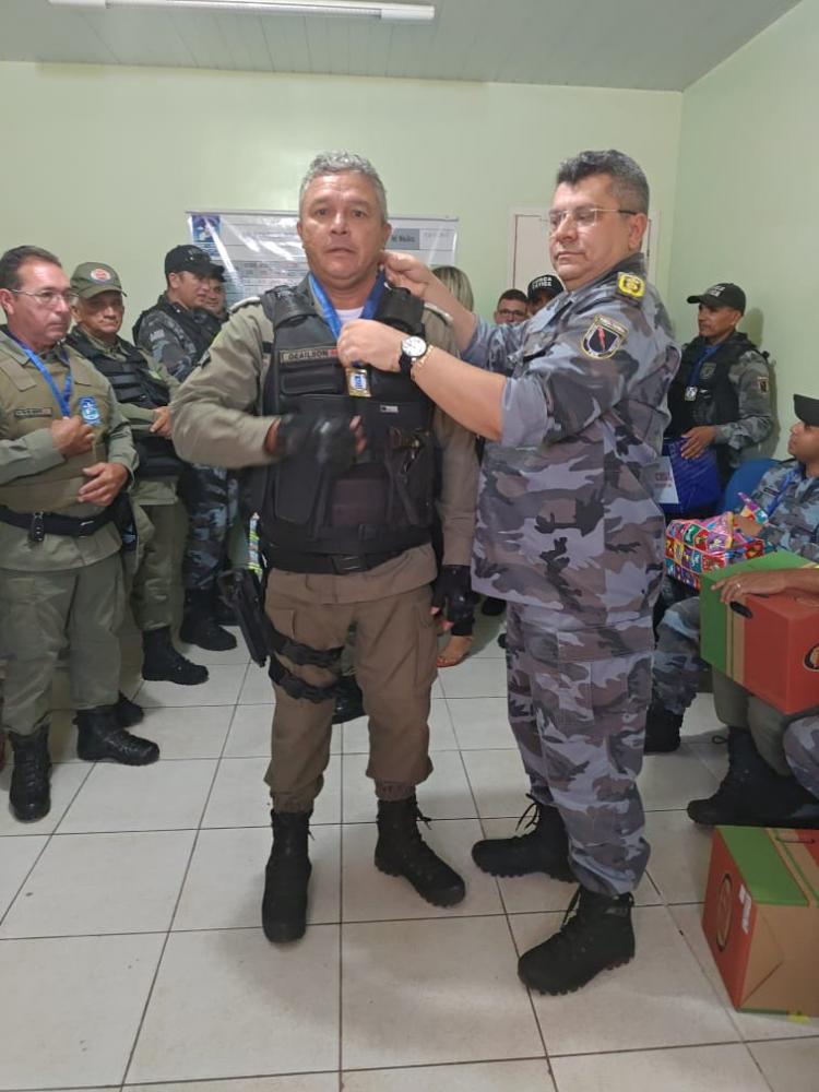 Subtenente Geailson Comandante do GPM de Agricolândia é destaque entre policiais do 18º BPM