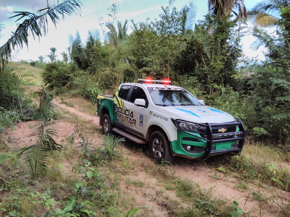 Suspeito de matar a esposa a facadas em Elesbão Veloso se entrega após cerco da Polícia Militar