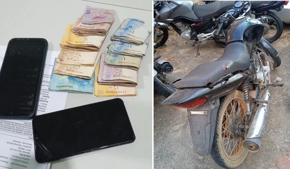 Jovem é preso em flagrante suspeito de tráfico de drogas e receptação em Barro Duro