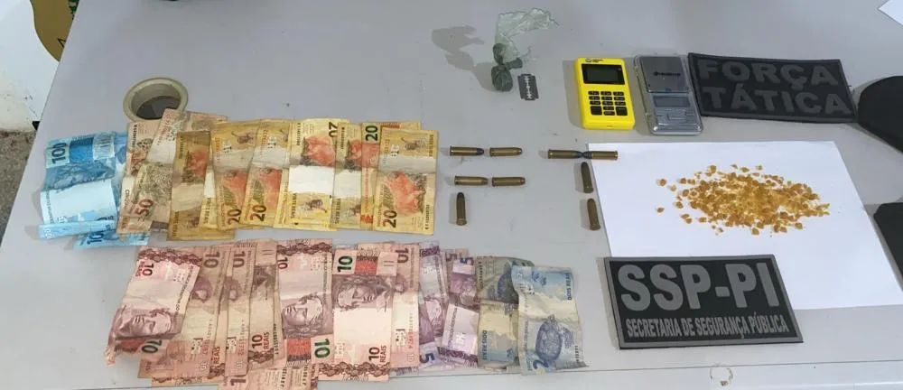 Operação contra o tráfico termina com três presos e um adolescente apreendido em Amarante