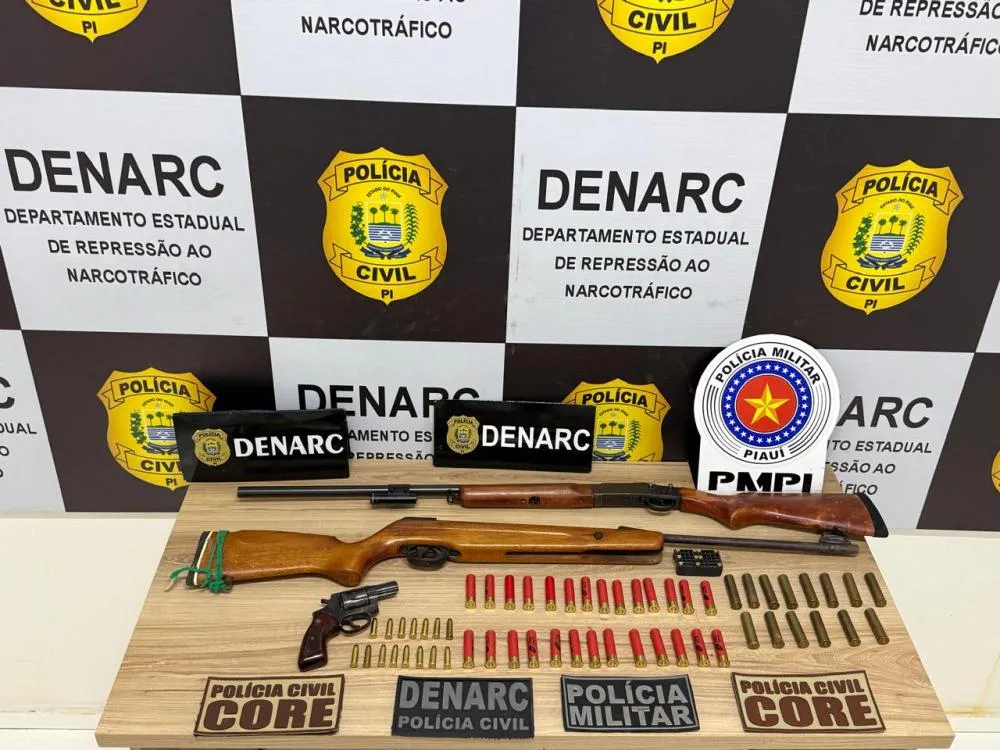Operação apreende suspeitos de planejar morte de adolescentes em Pau d’Arco do Piauí