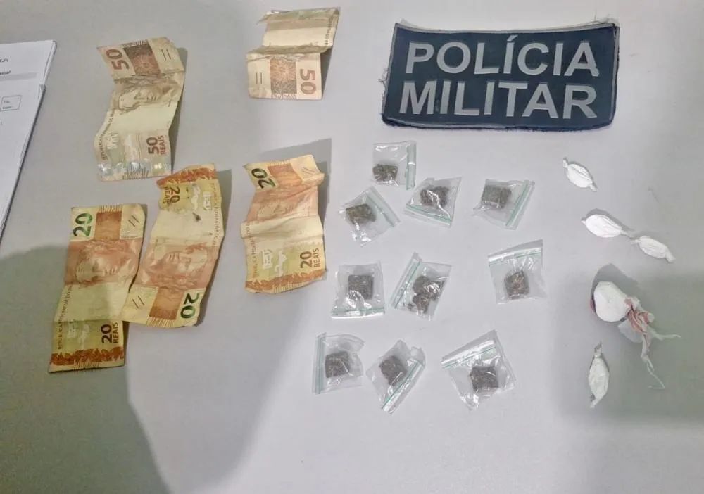 Homem é preso suspeito de tráfico de drogas durante festejos em Barro Duro