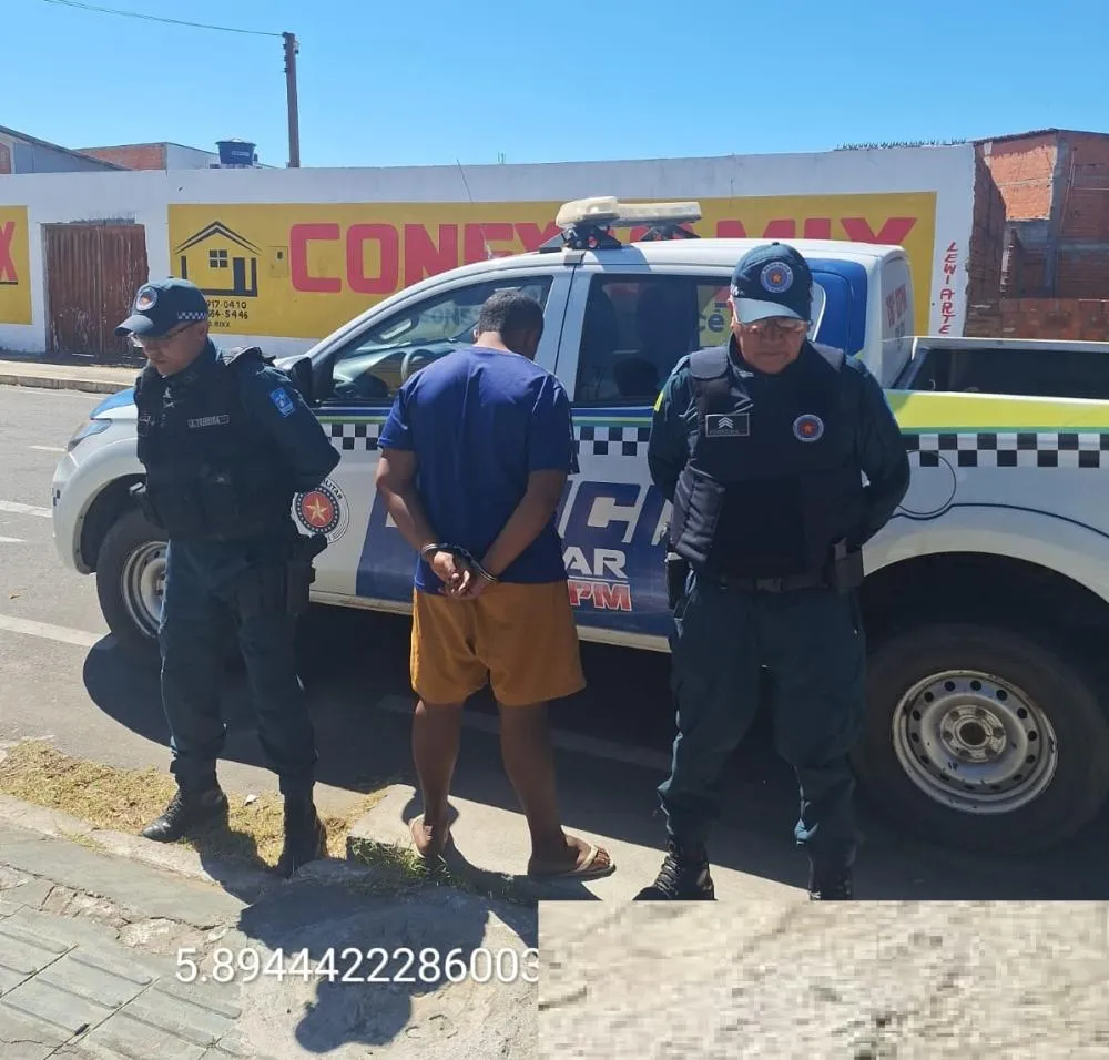 Suspeito de tráfico de drogas é preso pela Polícia Militar em Amarante