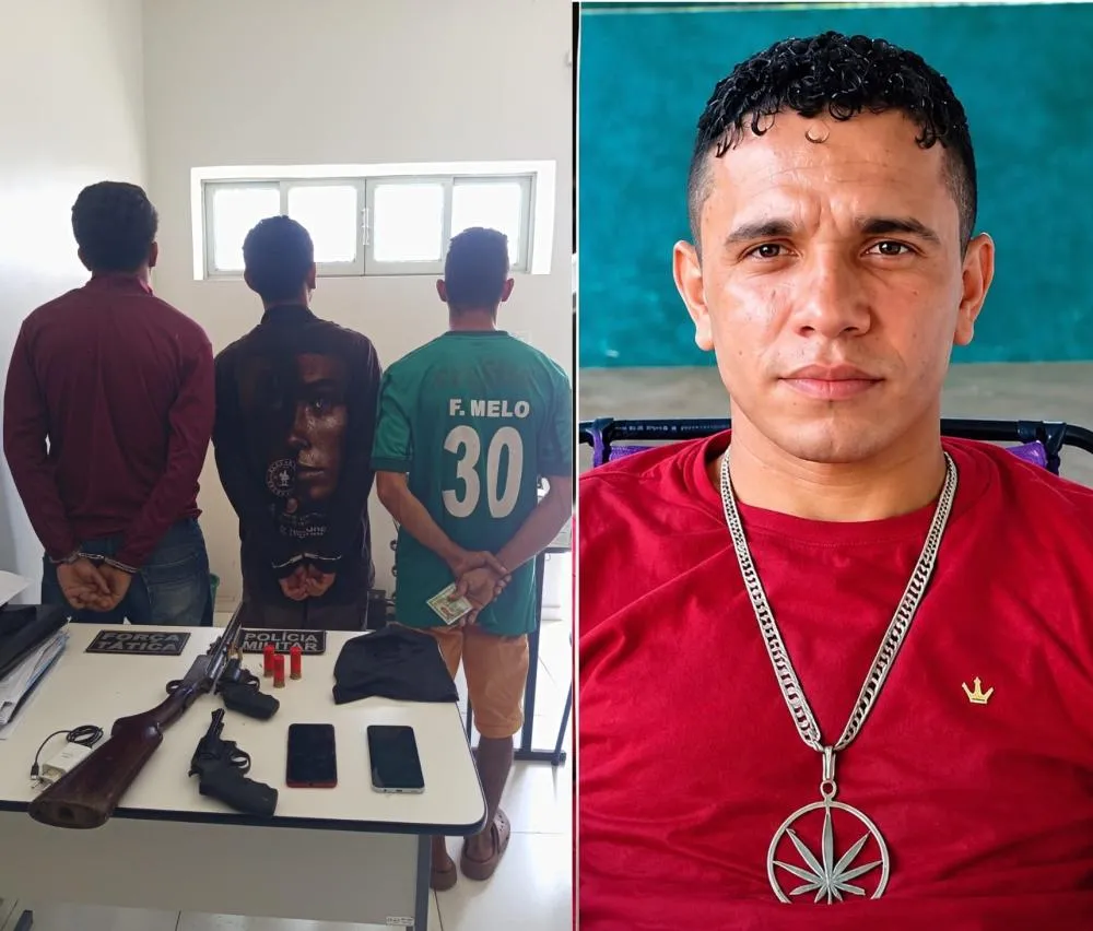 Criminosos invadem residência e executam homem a tiros em Monsenhor Gil; adulto é preso e dois adolescentes são apreendidos
