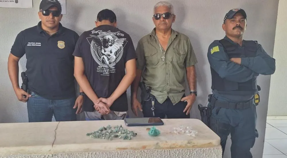 Adolescente é apreendido com drogas em operação na zona rural de Palmeirais